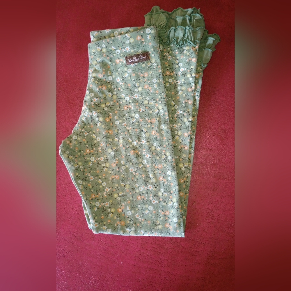 Matilda Jane Ruffle floral leggings